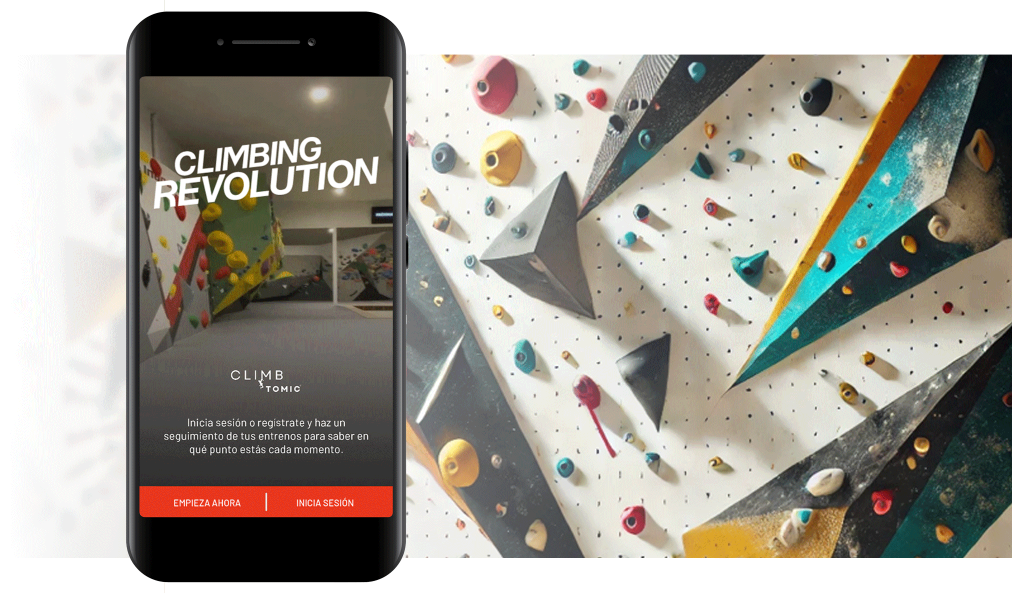 Climbtomic, una experiència d'escalada recolçada en la tecnología, creada per Cubus Games per Indoorwall